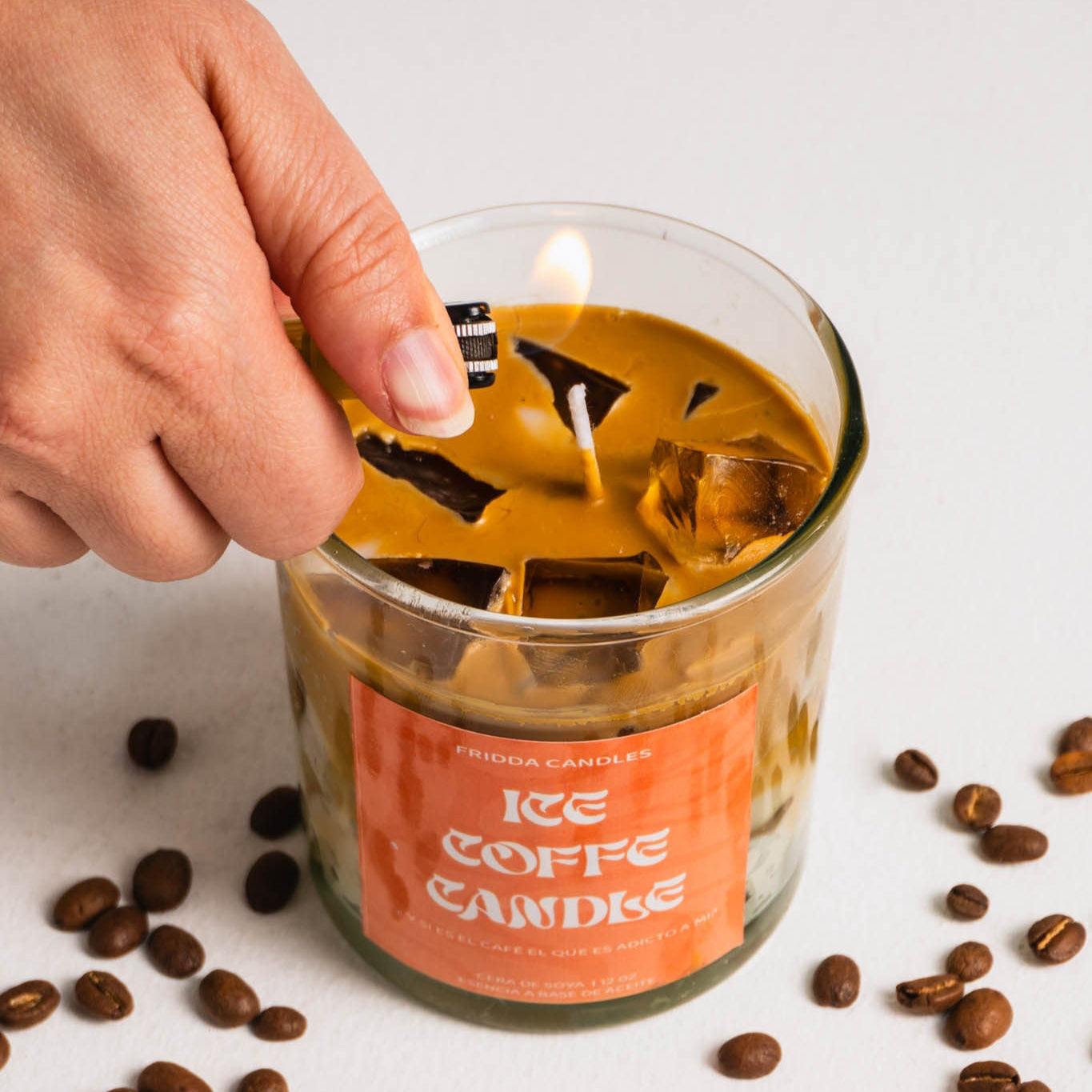 Iced Coffee Latte Candle