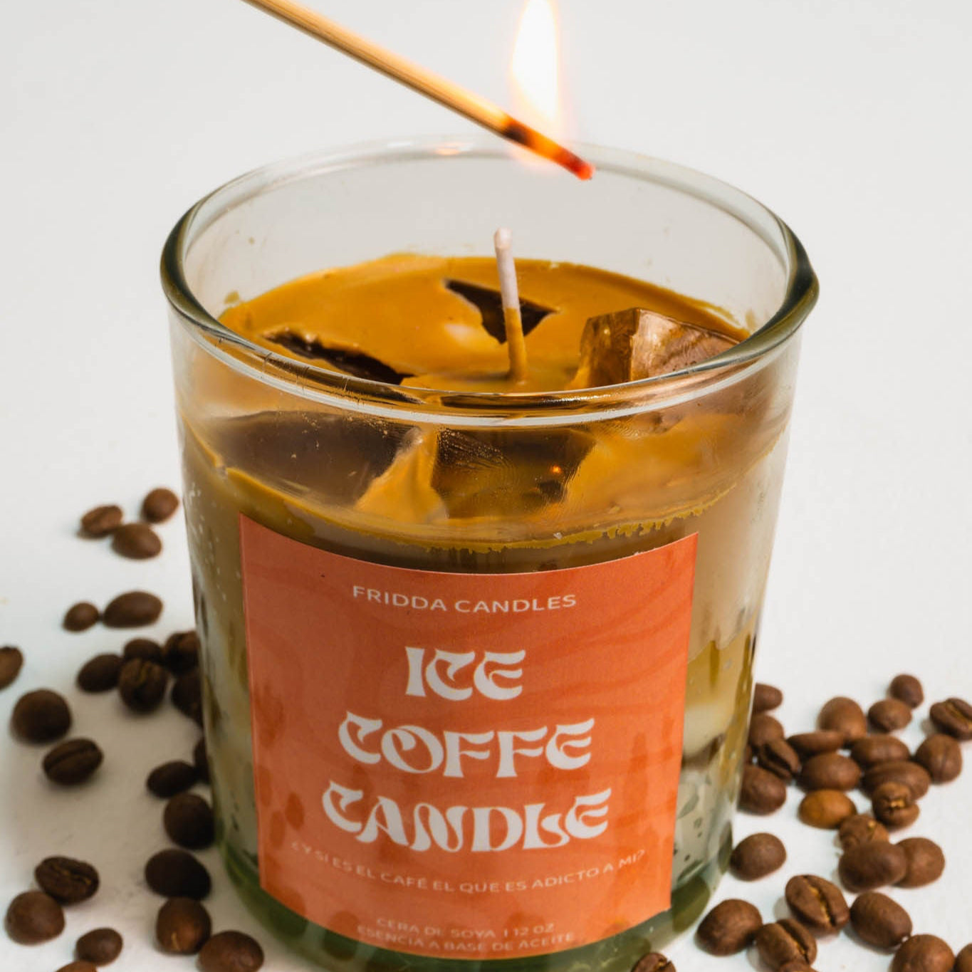 Iced Coffee Latte Candle