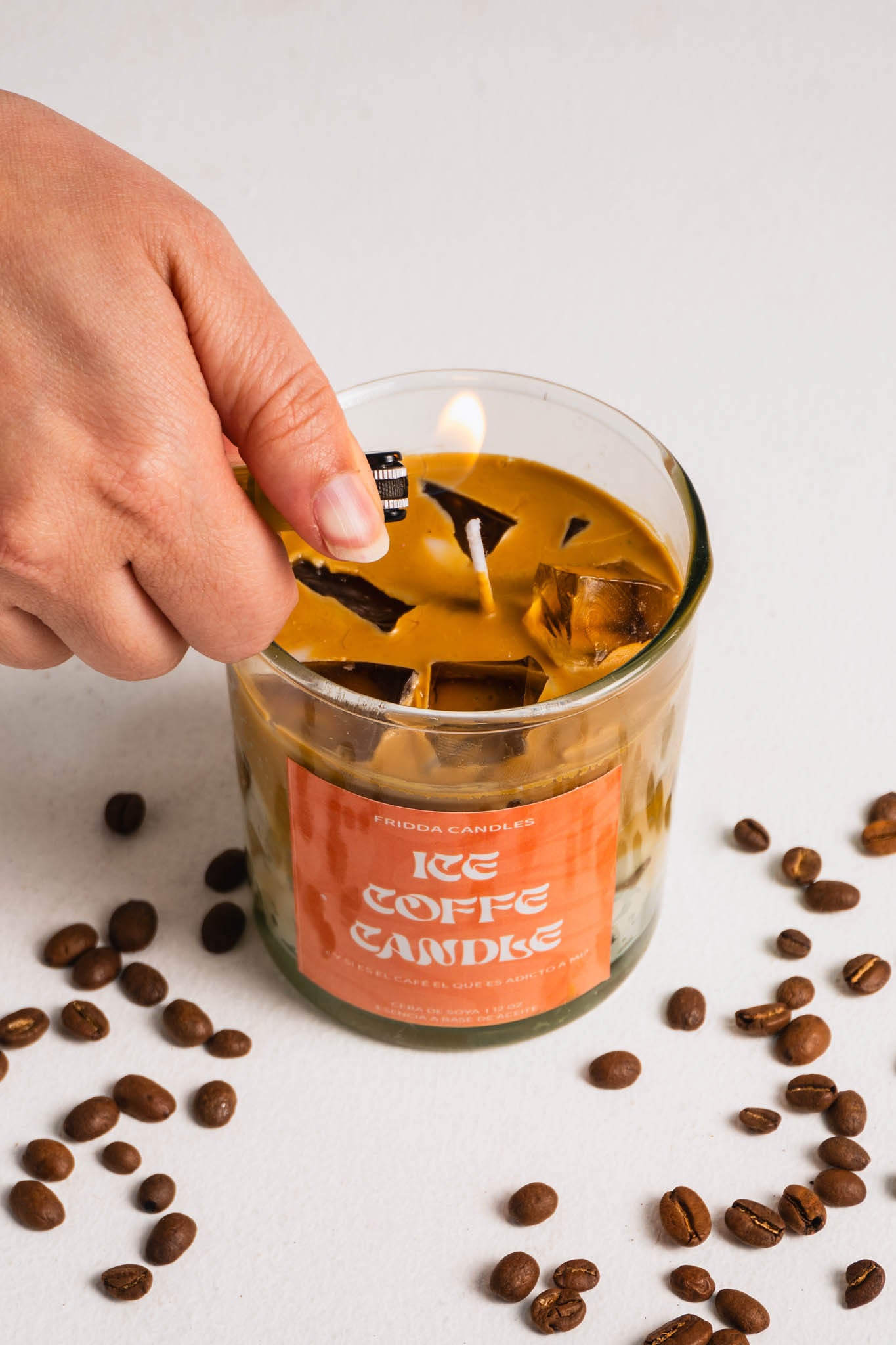 Ice Coffee Latte Candle