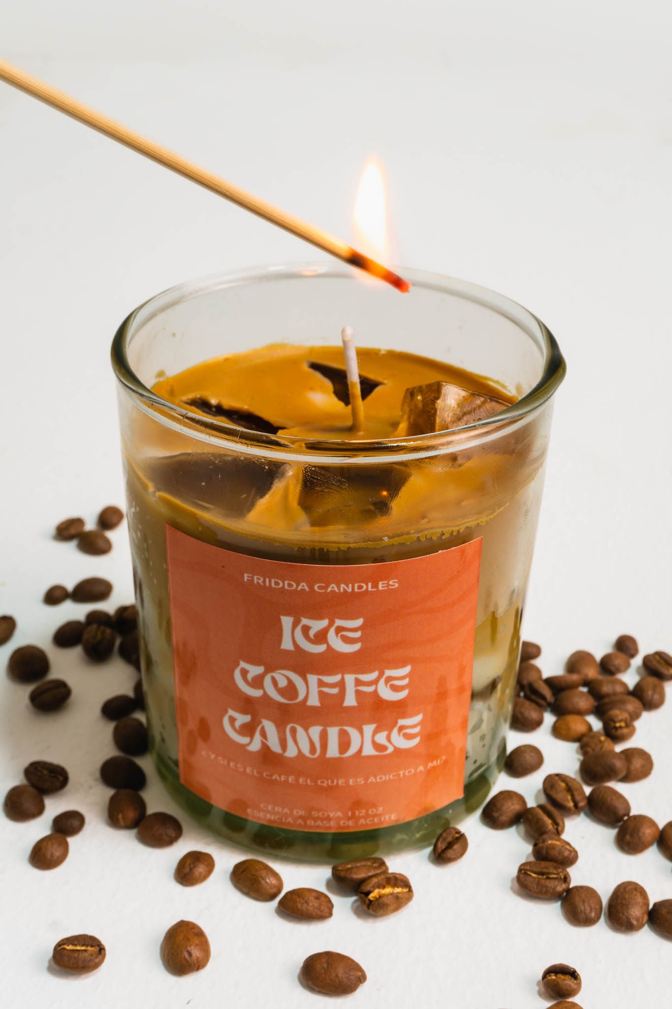 Ice Coffee Latte Candle
