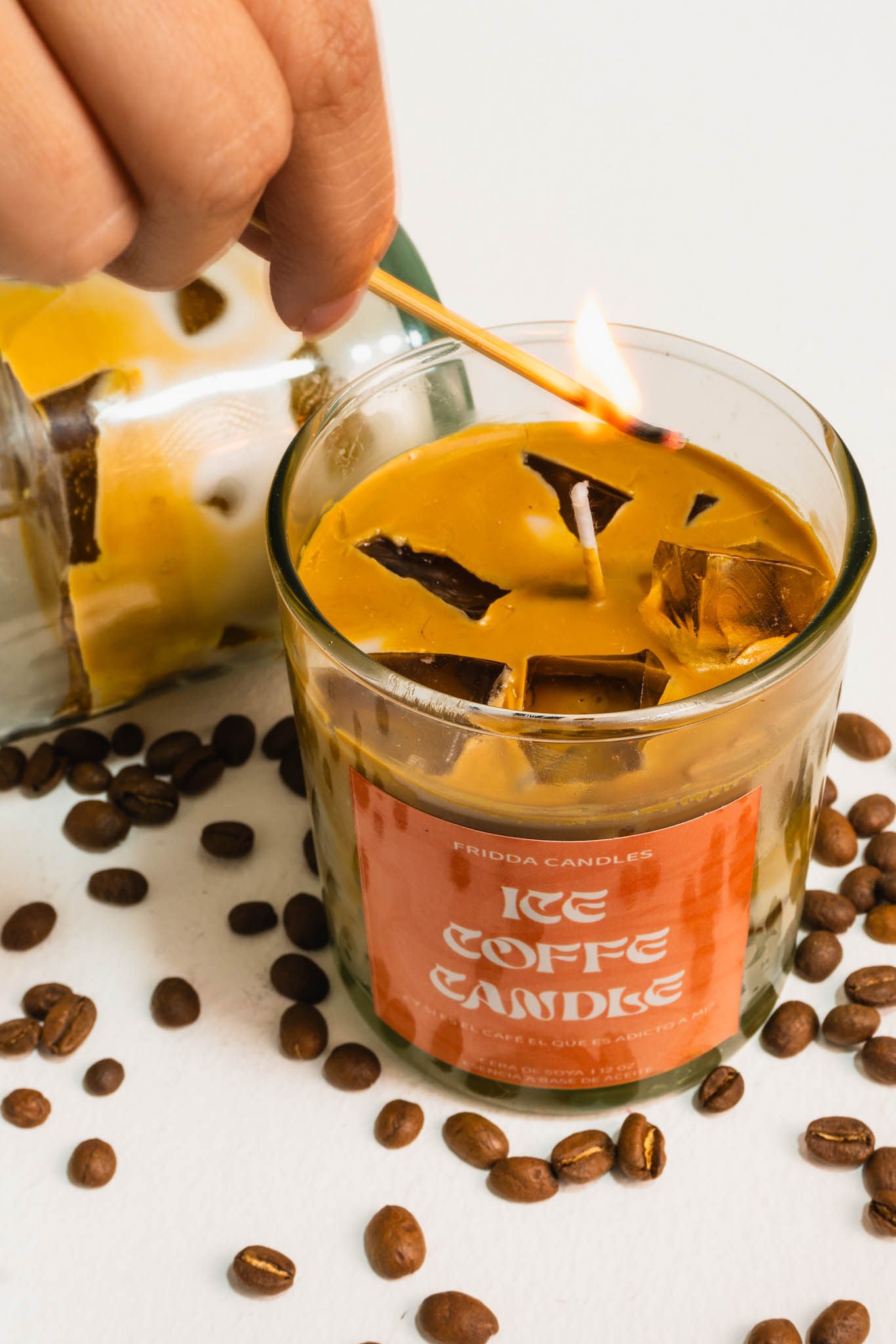 Ice Coffee Latte Candle